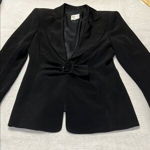 Armani Collezioni Black Women's Blazer with‎ Belt Detail